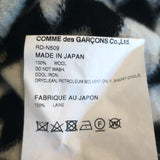Comme des Garcons Houndstooth Sweater Black/White Wool Size Extra Small