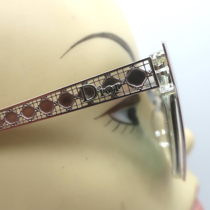 Christian Dior Diorama 1 Mirrored Sunglasses Metallic Rose Gold