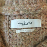 Isabel Marant Etoile Rebeca Puff Sleeve Zip-Up Cardigan Ochre Size 34