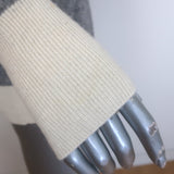 Rag & Bone Rhea Colorblock Turtleneck Sweater Gray Cashmere-Wool Size Medium