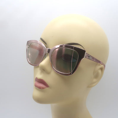Christian Dior Diorama 1 Mirrored Sunglasses Metallic Rose Gold