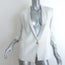 HELMUT Helmut Lang Scrunch-Sleeve Blazer Off-White Stretch Wool Size 0
