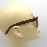 SALT Optics Polarized Square Sunglasses Brown Ombre Transparent