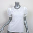 A.L.C. Kati Puff Sleeve Tee White Cotton Size Small Short Sleeve Top