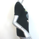 Gucci x Disney Donald Duck Rocket T-Shirt Black Size Small Short Sleeve Top