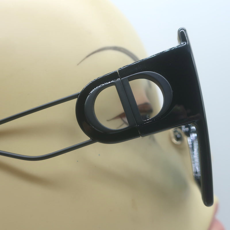 Christian Dior 30Montaigne Oversized Square Sunglasses Black 58mm