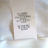 HELMUT Helmut Lang Scrunch-Sleeve Blazer Off-White Stretch Wool Size 0