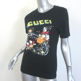 Gucci x Disney Donald Duck Rocket T-Shirt Black Size Small Short Sleeve Top