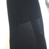Revillon Sleeveless Knit Maxi Dress Black Wool-Cashmere Size Small