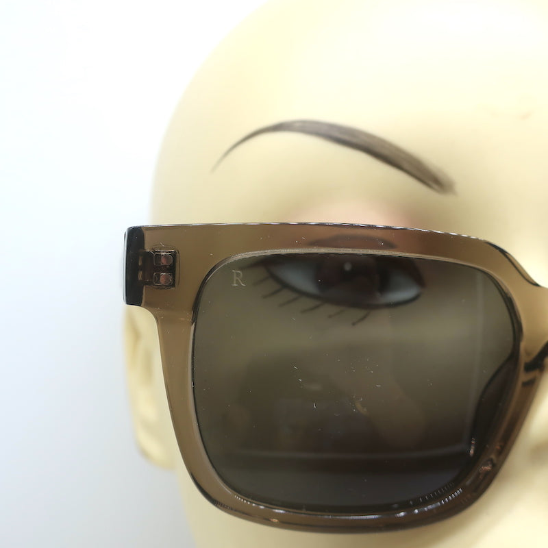 RAEN West Ghost Sunglasses Brown Transparent