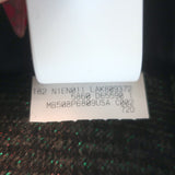 Brunello Cucinelli Metallic Check Paperbag Waist Pants Charcoal/Green Size US 6