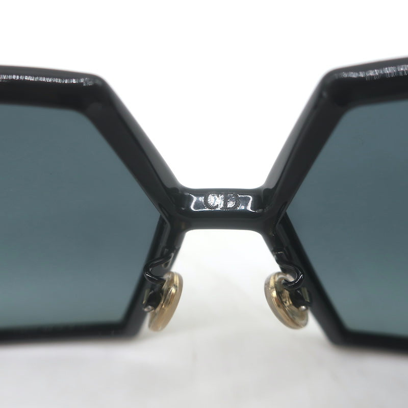 Christian Dior 30Montaigne Oversized Square Sunglasses Black 58mm