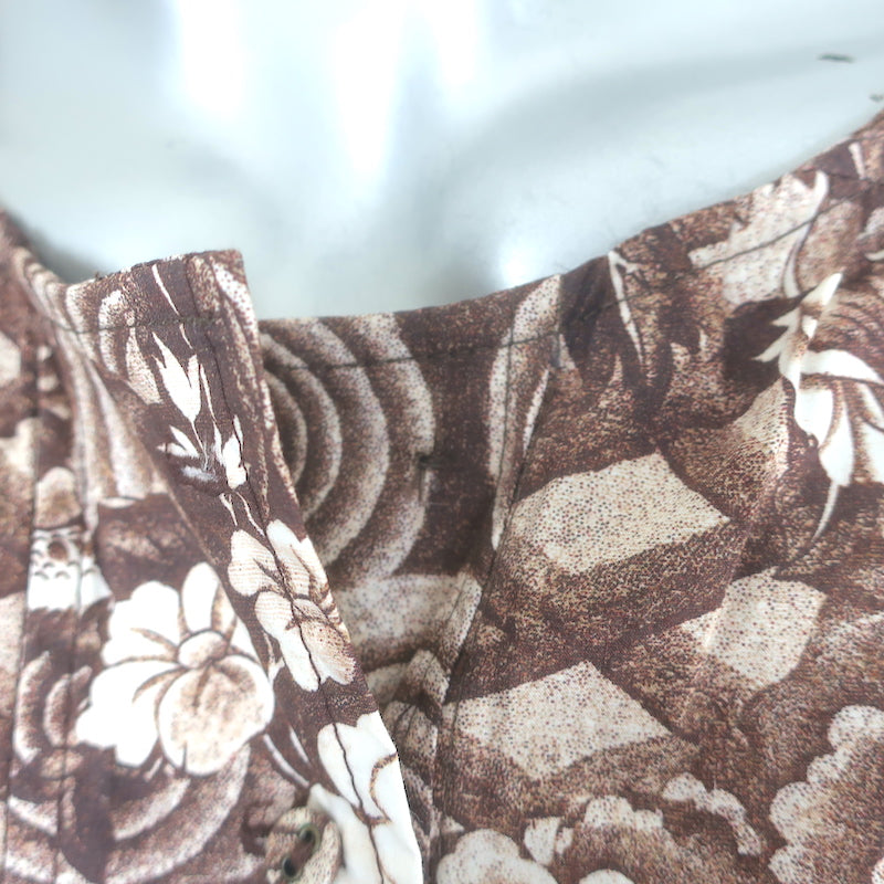 Ulla Johnson Elsie Tiered Ruffled Midi Dress Brown Printed Cotton Size 4