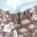 Ulla Johnson Elsie Tiered Ruffled Midi Dress Brown Printed Cotton Size 4