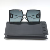 Christian Dior 30Montaigne Oversized Square Sunglasses Black 58mm