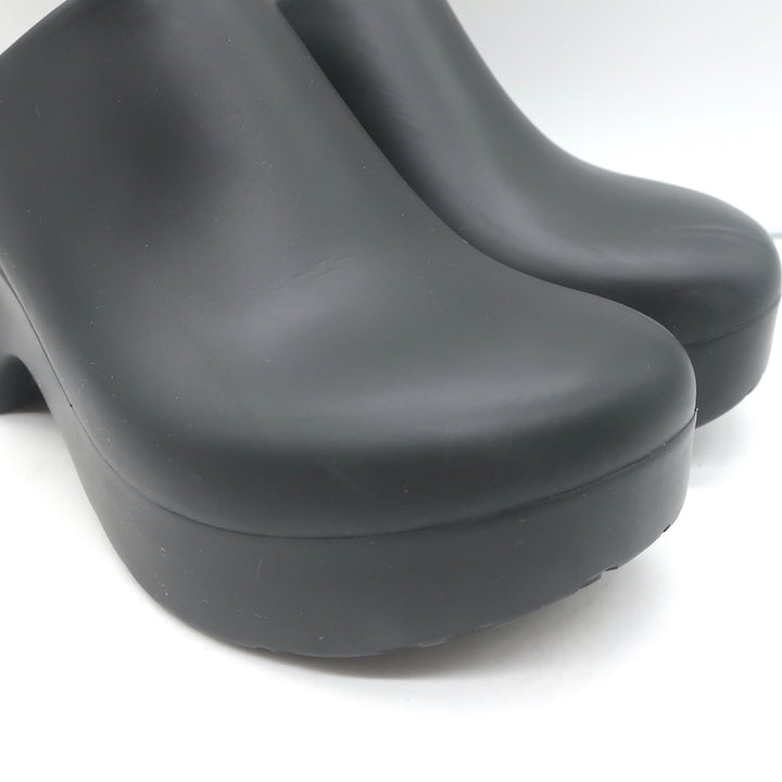 Loewe Terra 90 Platform Clogs Black Rubber Size 41