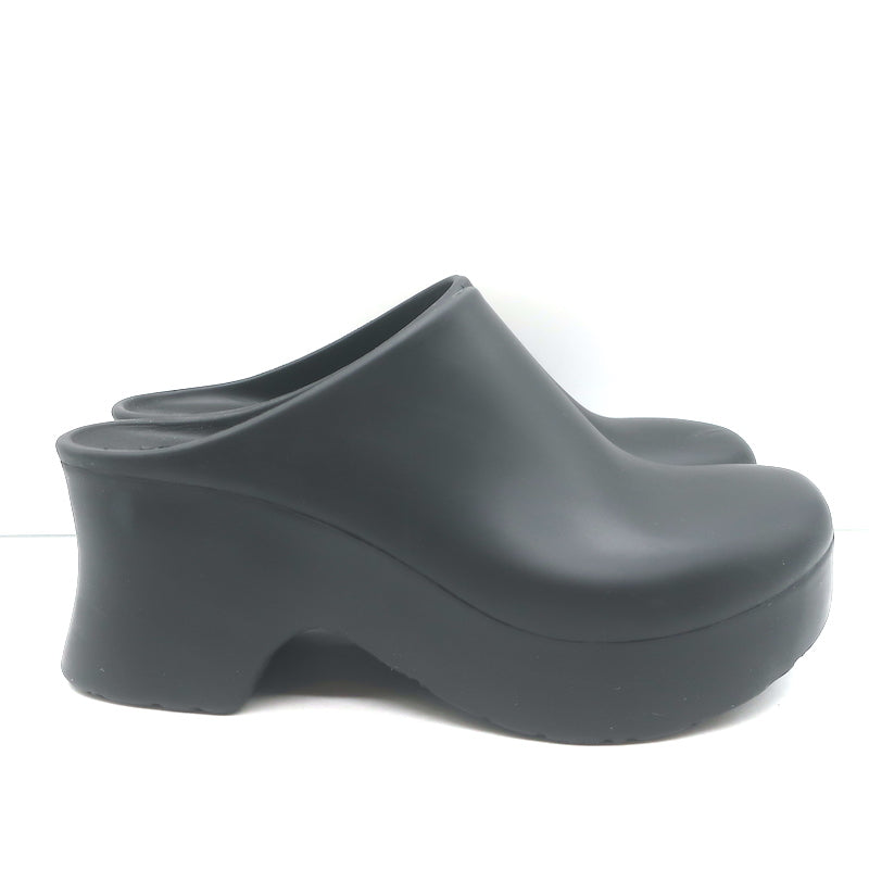 Loewe Terra 90 Platform Clogs Black Rubber Size 41
