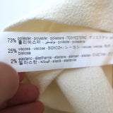 Zara Off the Shoulder Mini Dress Ivory Crepe Size Small Long Sleeve Tunic NEW