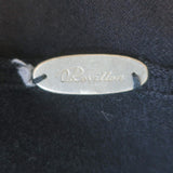 Revillon Sleeveless Knit Maxi Dress Black Wool-Cashmere Size Small