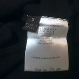 Revillon Sleeveless Knit Maxi Dress Black Wool-Cashmere Size Small