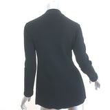 Stella McCartney Compact Knit Zip-Front Jacket Black Size 42