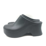 Loewe Terra 90 Platform Clogs Black Rubber Size 41