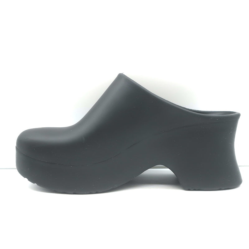 Loewe Terra 90 Platform Clogs Black Rubber Size 41