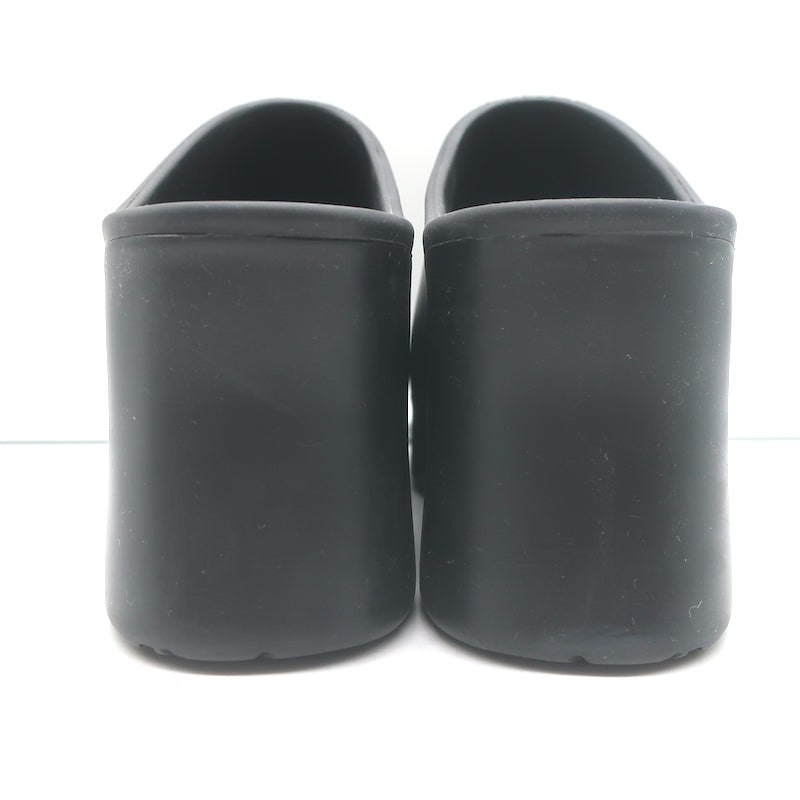 Loewe Terra 90 Platform Clogs Black Rubber Size 41