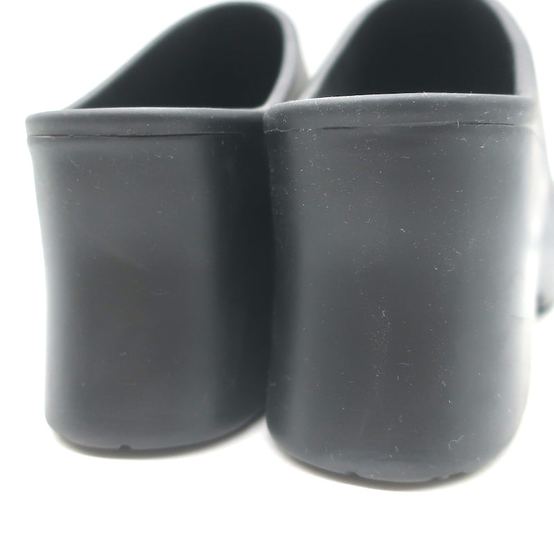 Loewe Terra 90 Platform Clogs Black Rubber Size 41