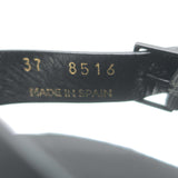 Robert Clergerie Fily Flatform Slingback Sandals Black Leather Size 37 NEW