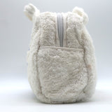 Christian Dior J'Adore Terry Cloth Top Handle Toiletry Bag White