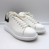 Alexander McQueen Oversized Sneakers White Leather & Black Suede Size 40.5