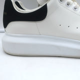 Alexander McQueen Oversized Sneakers White Leather & Black Suede Size 40.5