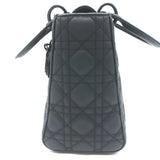 Christian Dior Lady Dior Medium Bag Black Ultramatte Cannage Calfskin Crossbody