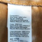 3.1 Phillip Lim Knit Collar Tie Dye T-Shirt Ochre Cotton Size Extra Small