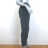 Brunello Cucinelli Monili Side-Stripe Drawstring Pants Charcoal Wool Size US 8