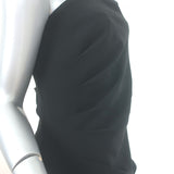 Proenza Schouler Gathered Strapless Top Black Crepe Size 10