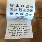 3.1 Phillip Lim Knit Collar Tie Dye T-Shirt Ochre Cotton Size Extra Small