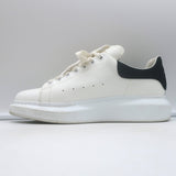 Alexander McQueen Oversized Sneakers White Leather & Black Suede Size 40.5