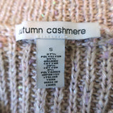 Autumn Cashmere Sequined Sweater Vest Pink Cotton-Blend Size Small
