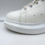 Alexander McQueen Oversized Sneakers White Leather & Black Suede Size 40.5