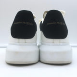 Alexander McQueen Oversized Sneakers White Leather & Black Suede Size 40.5