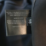 Proenza Schouler Gathered Strapless Top Black Crepe Size 10