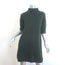 Ann Mashburn Rowan Funnel Neck Mini Sweater Dress Forest Green Size Extra Small