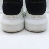 Alexander McQueen Oversized Sneakers White Leather & Black Suede Size 40.5