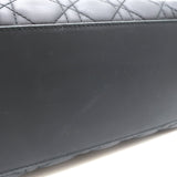 Christian Dior Lady Dior Medium Bag Black Ultramatte Cannage Calfskin Crossbody