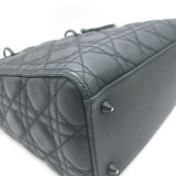 Christian Dior Lady Dior Medium Bag Black Ultramatte Cannage Calfskin Crossbody