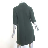 Ann Mashburn Rowan Funnel Neck Mini Sweater Dress Forest Green Size Extra Small