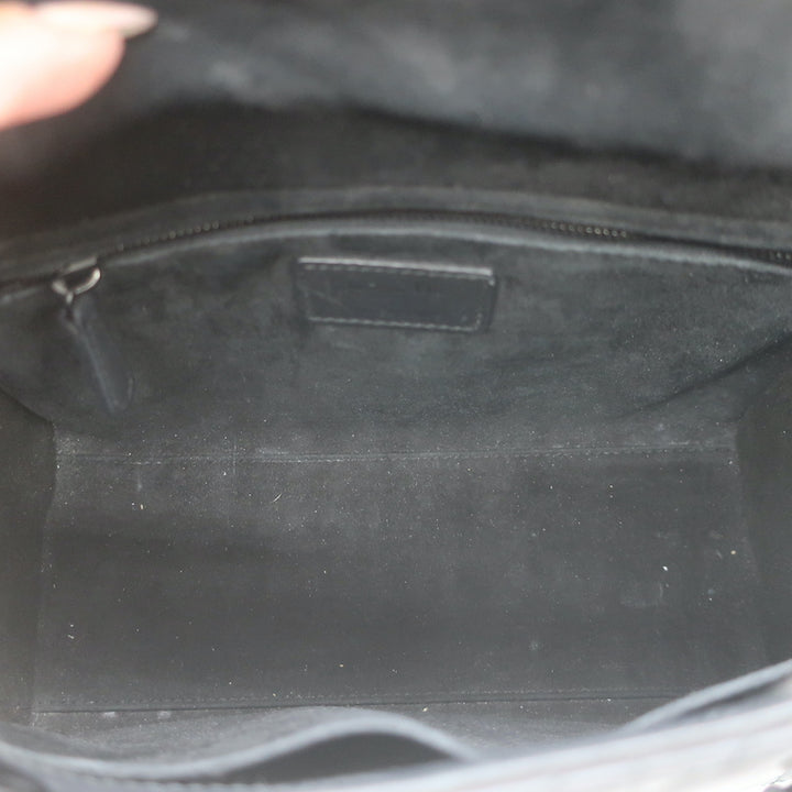 Christian Dior Lady Dior Medium Bag Black Ultramatte Cannage Calfskin Crossbody