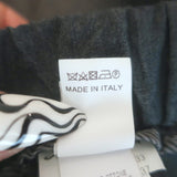 Brunello Cucinelli Monili Side-Stripe Drawstring Pants Charcoal Wool Size US 8